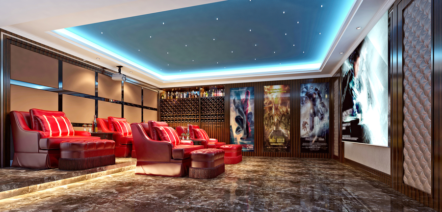 Home Interior Design & Private Home Theatre